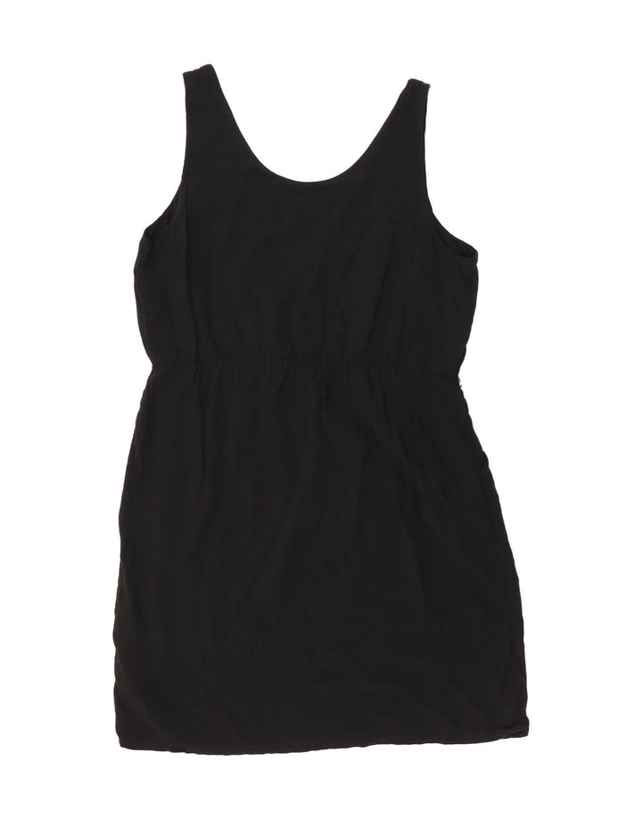MOSSIMO Womens Sleeveless Sheath Dress UK 16 Large Black Rayon Vintage Mossimo and Second-Hand Mossimo from Messina Hembry 