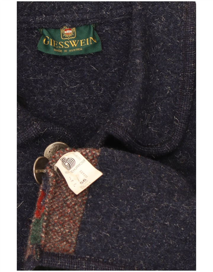 Giesswein muška jakna s 5 gumba EU 56 3XL mornarsko plava vuna