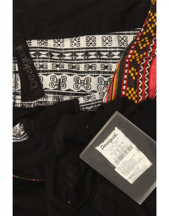 Desigual ženska grafička suknja A-kroja EU 38 srednje veličine W30 crna patchwork