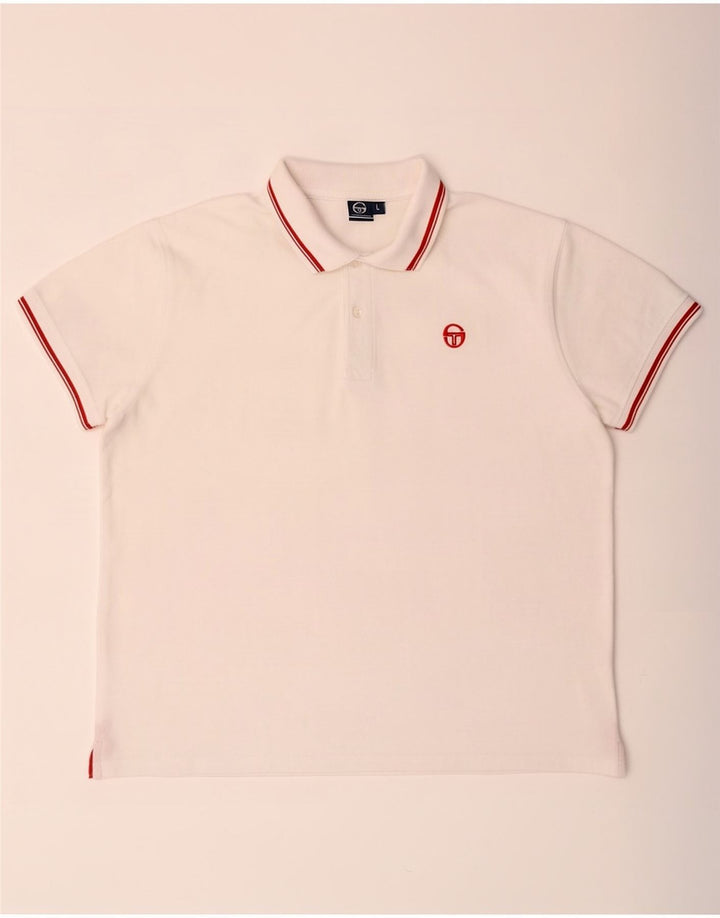 Sergio Tacchini muška polo majica velika bijela pamučna
