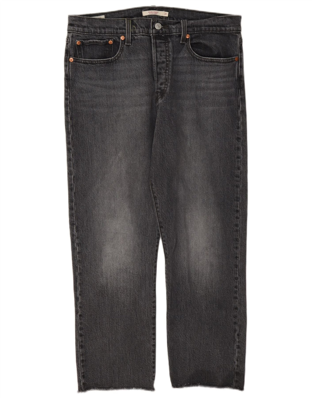 Levi's ženske ravne traperice Wedgie W31 L26 sivi pamuk