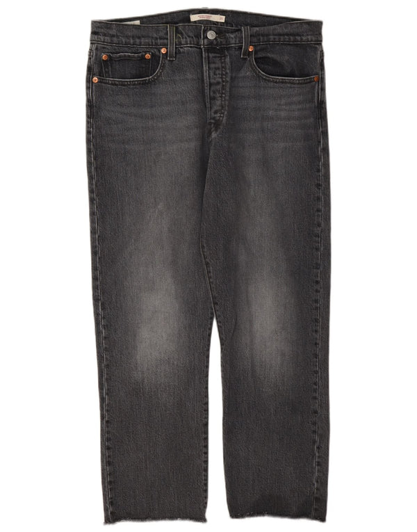 Levi's ženske ravne traperice Wedgie W31 L26 sivi pamuk