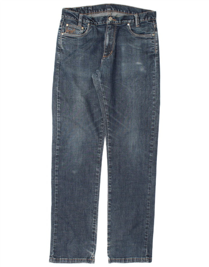 SERGIO TACCHINI Muške ravne traperice W34 L34 Plavi pamuk