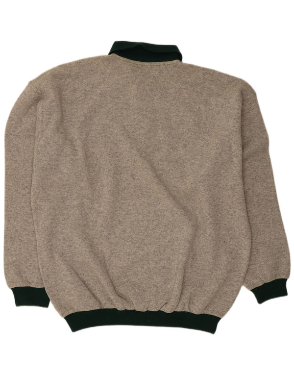 Pierre Cardin muški pulover s polo ovratnikom IT 54 XL siva vunena boja