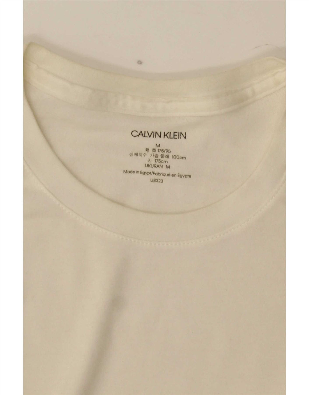Calvin Klein Jeans muška majica dugih rukava srednje bijele boje