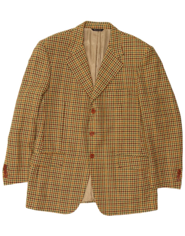 Ermenegildo Zegna Muška jakna sa 3 gumba IT 52 Large Beige Houndstooth