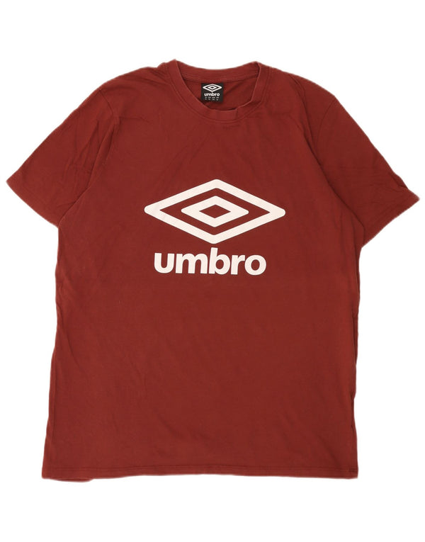Umbro muška majica s grafičkim motivima XL, bordo pamuk