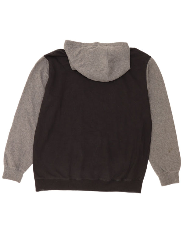 Volcom muška majica s kapuljačom 2XL crni pamuk u boji