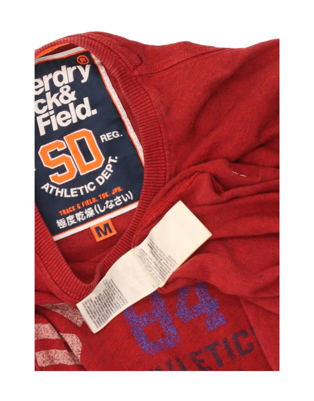 Superdry muška grafička majica kratkih rukava Srednje crveni pamuk