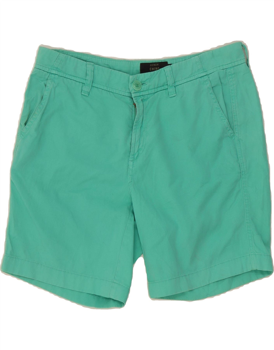 J. CREW Womens Chino Shorts US 6 Medium W30 Green Cotton Vintage J. Crew and Second-Hand J. Crew from Messina Hembry 