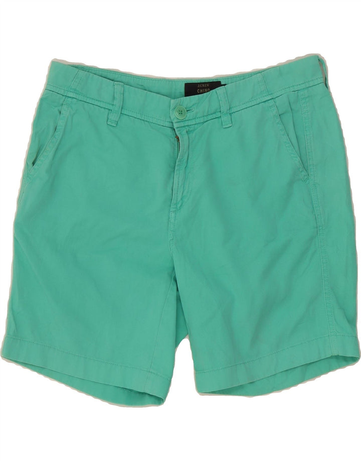 J. CREW Womens Chino Shorts US 6 Medium W30 Green Cotton Vintage J. Crew and Second-Hand J. Crew from Messina Hembry 