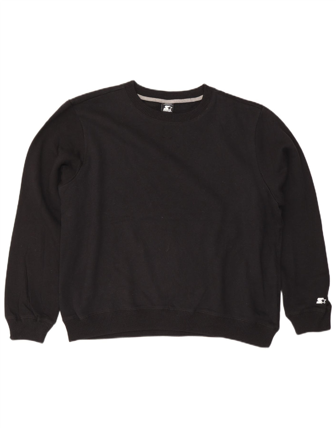 STARTER Ženska majica prekomjerne veličine UK 18 XL crni pamuk