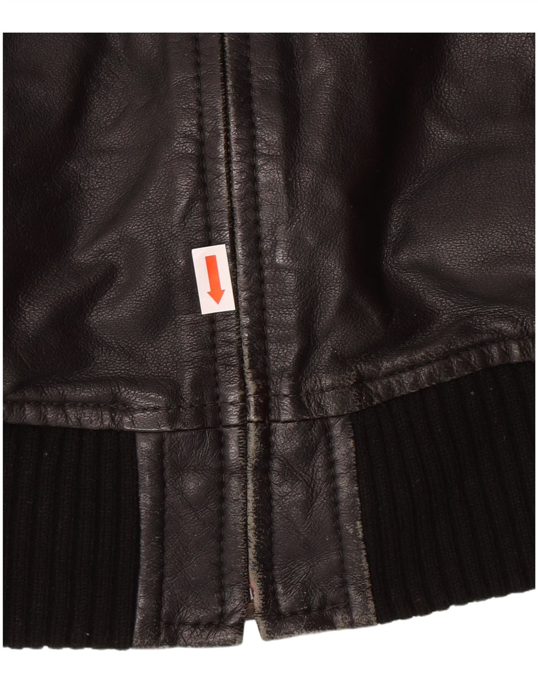 XDYE ženska kožna jakna UK 10 Mala crna kožna biciklistička jakna