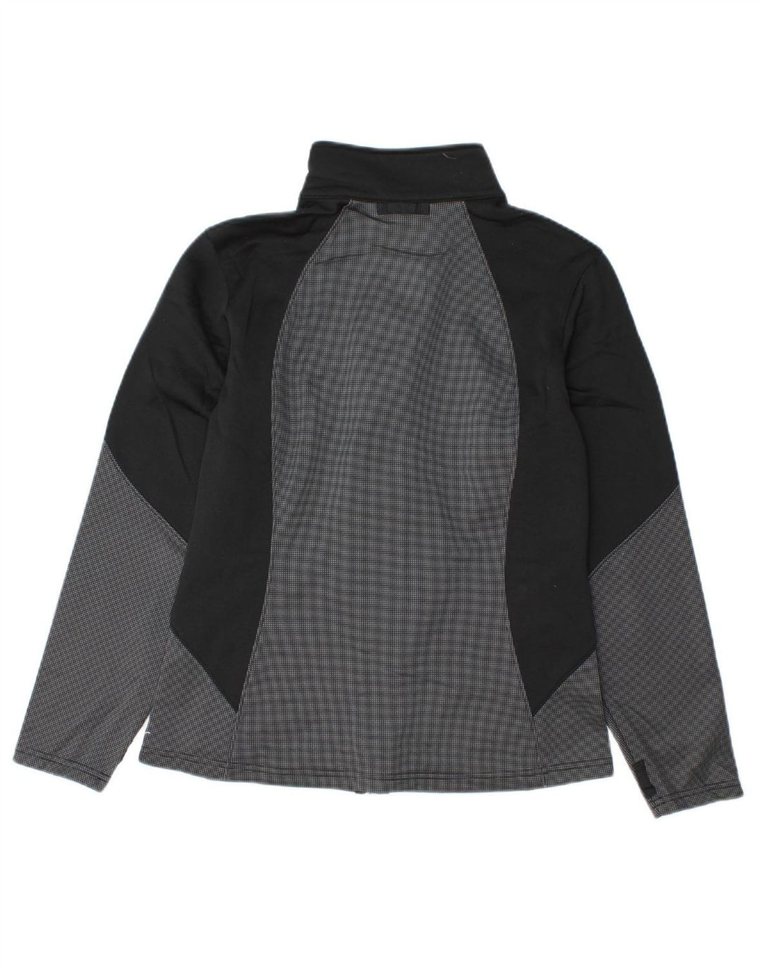 EDDIE BAUER Womens Tracksuit Top Jacket UK 10 Small Grey Colourblock