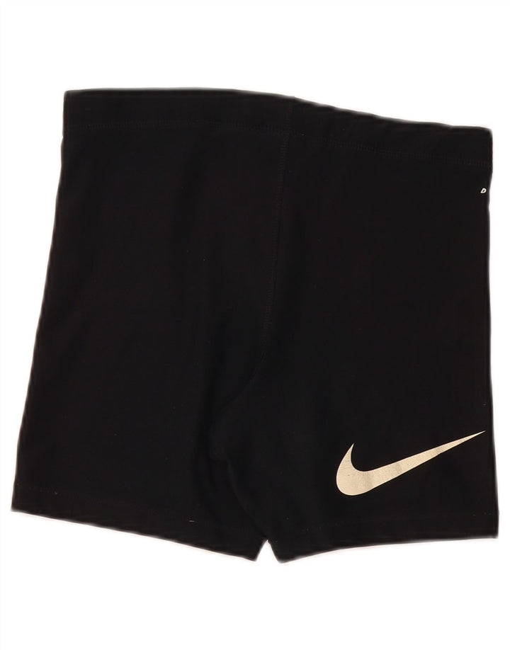 Nike Ženske Dri Fit Graphic Sport Shorts US 4/6 Male crne poliesterske hlače