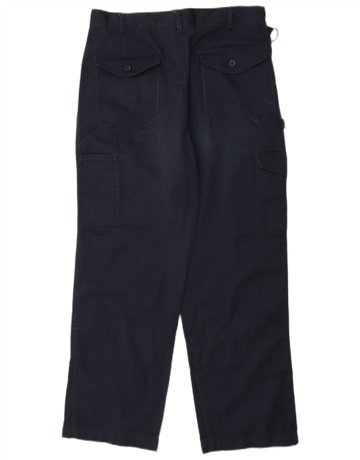 Dickies muške kargo hlače s klinovima W34 L30 tamnoplavi poliester
