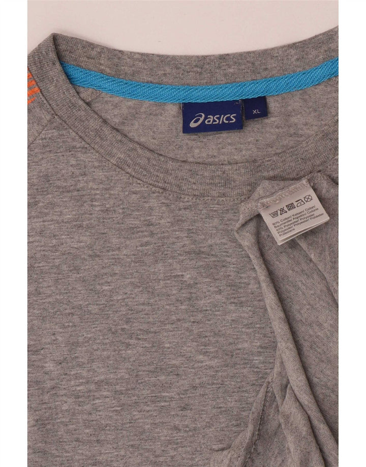 Asics muška majica s grafičkim motivima XL, sivi pamuk
