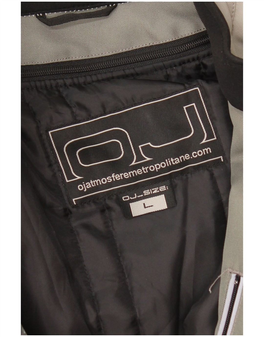 OJ Atmosfere muška grafička bomber jakna UK 40 Large Grey Colourblock