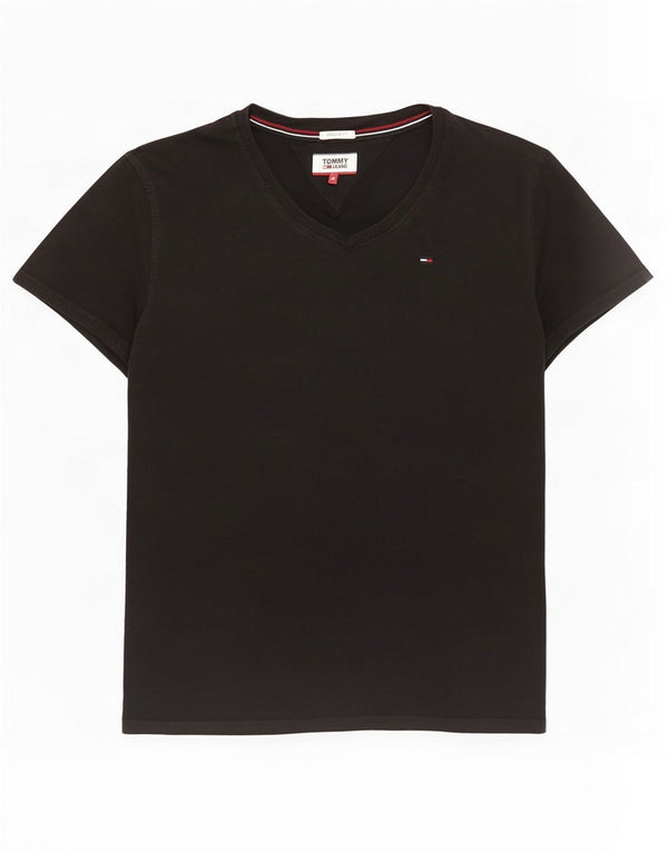 Tommy Hilfiger muška majica srednjeg kroja srednje crna