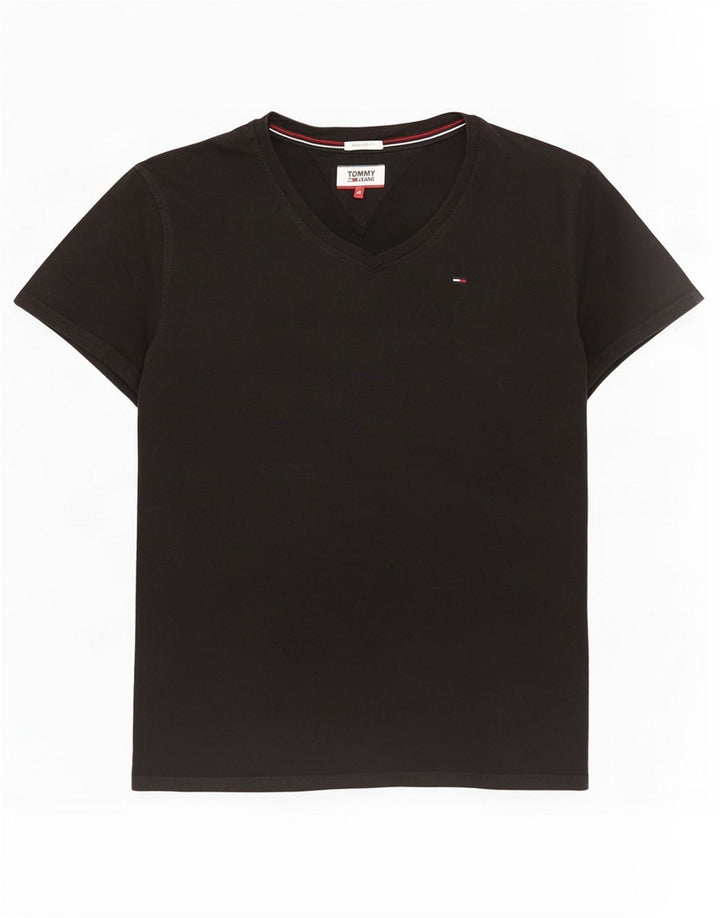 Tommy Hilfiger muška majica srednjeg kroja srednje crna