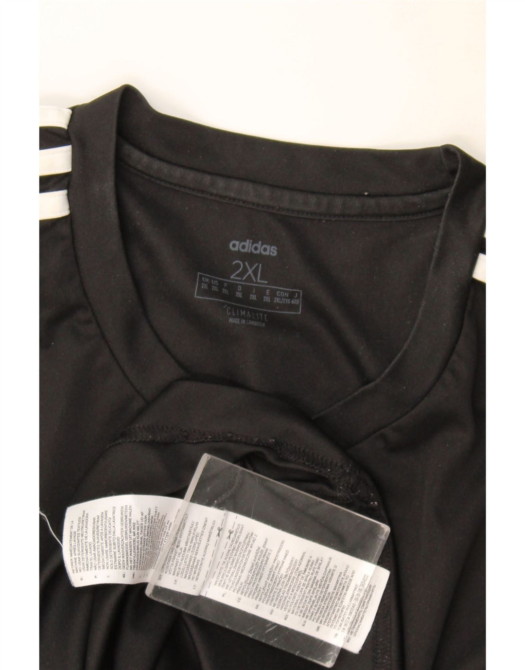 Adidas muška majica Climalite Graphic Top 2XL crni poliester