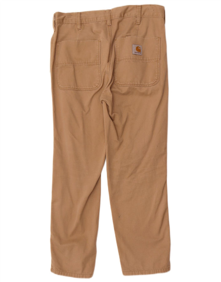 Carhartt muške chino hlače s klinovima W29 L26 bež pamuk