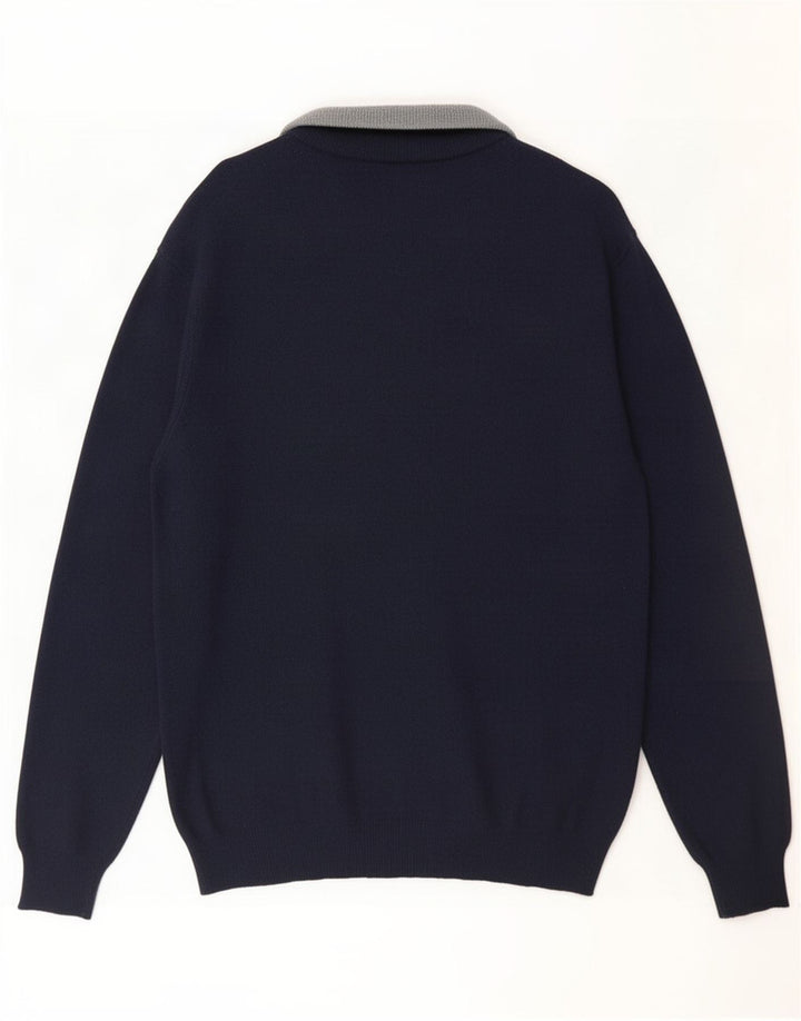Ellesse muški kardigan pulover Large Navy Blue Wool