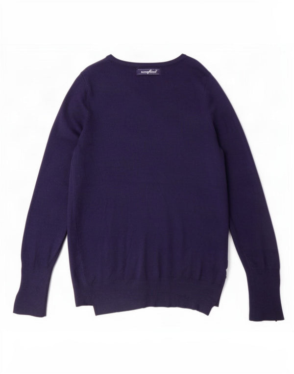 Zara ženski kardigan pulover UK 14 Large tamnoplavi