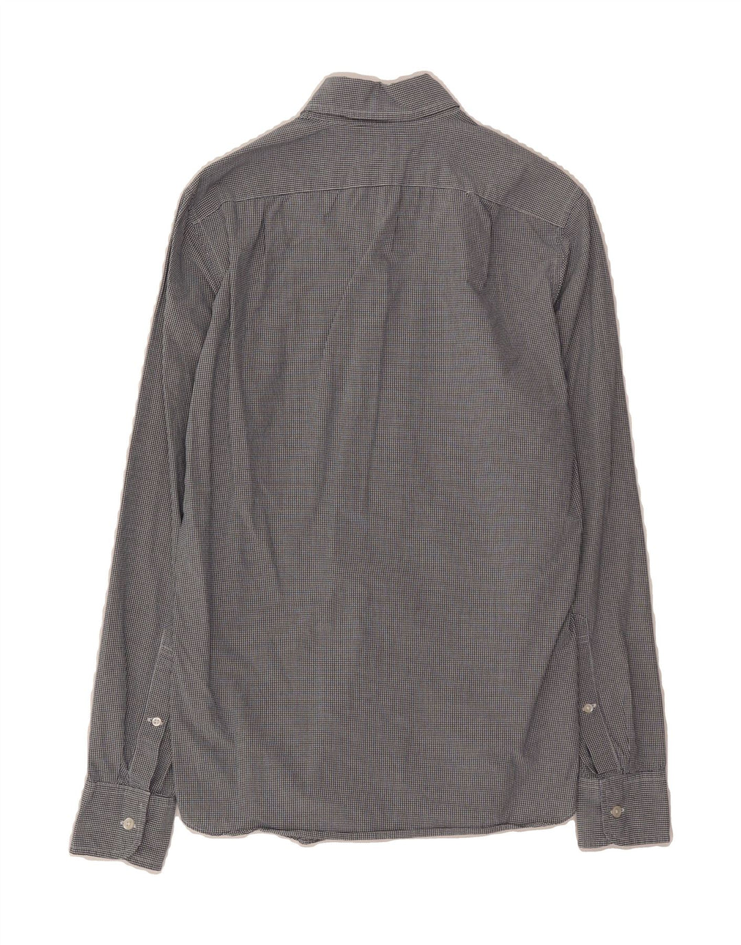 J. CREW Mens Slim Shirt XS Grey Gingham Cotton Vintage J. Crew and Second-Hand J. Crew from Messina Hembry 