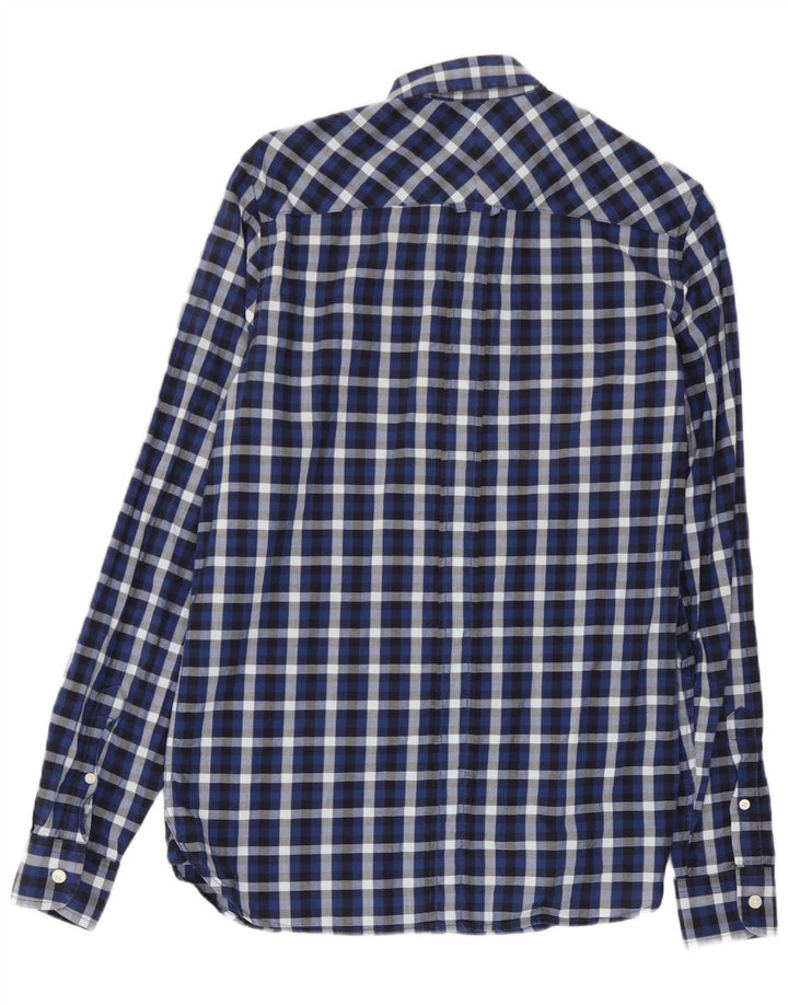 Fred Perry muška košulja mala tamnoplava karirana pamuk