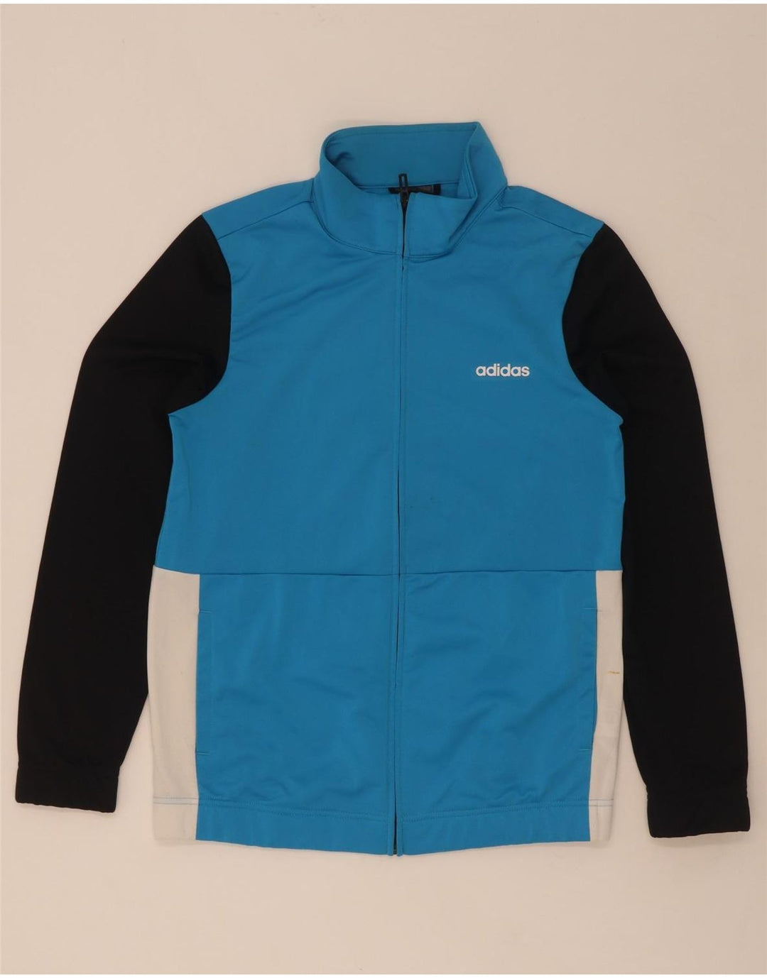 Adidas ženska gornja jakna trenirke UK 12/14 srednje plave boje