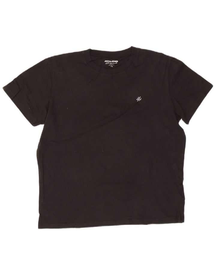 Jack & Jones muška majica kratkih rukava Veliki crni pamuk