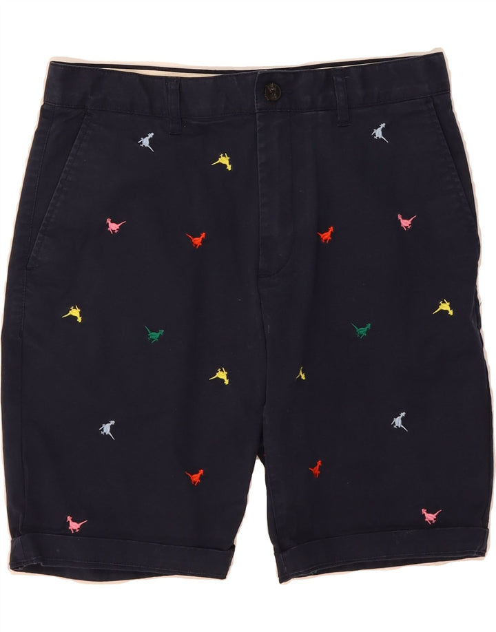 JACK WILLS Mens Chino Shorts W30 Medium  Navy Blue Spotted Cotton Vintage Jack Wills and Second-Hand Jack Wills from Messina Hembry 