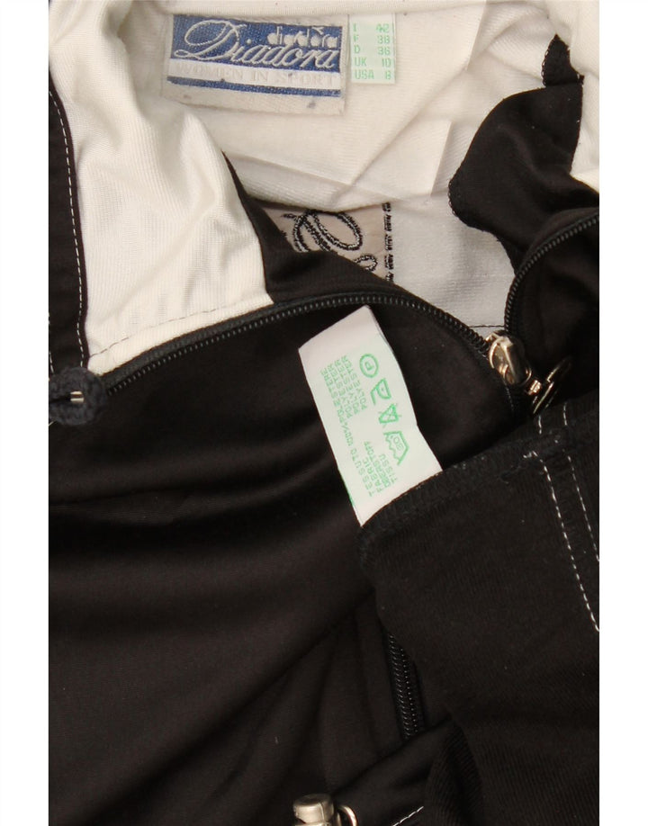 DIADORA Ženska gornja jakna trenirke s grafičkim motivima UK 10 Small Black Colourblock