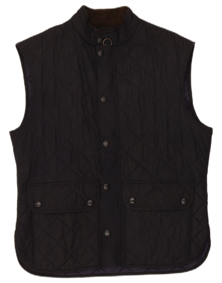 Barbour ženska prošivena jakna UK 18 XL tamnoplavi poliester
