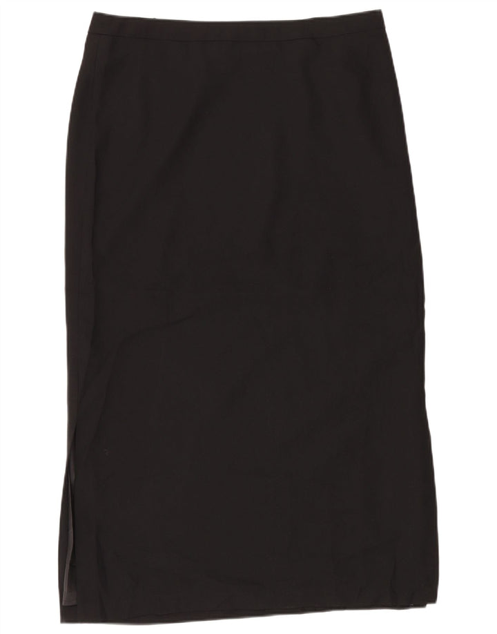Marks & Spencer ženska maksi suknja UK 16 Large W34 crni poliester