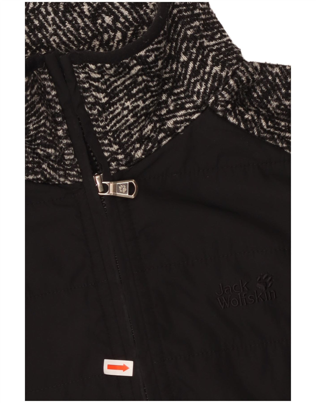 JACK WOLFSKIN Ženska gornja jakna trenirke UK 14/16 velika crna riblja kost