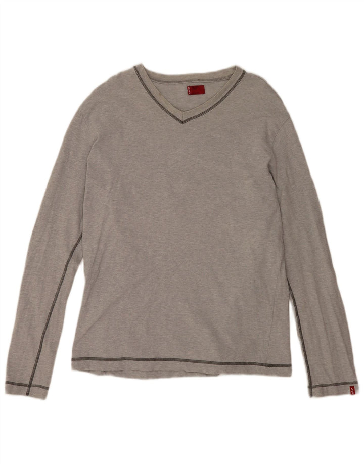 Levi's muška majica dugih rukava, veliki sivi pamuk