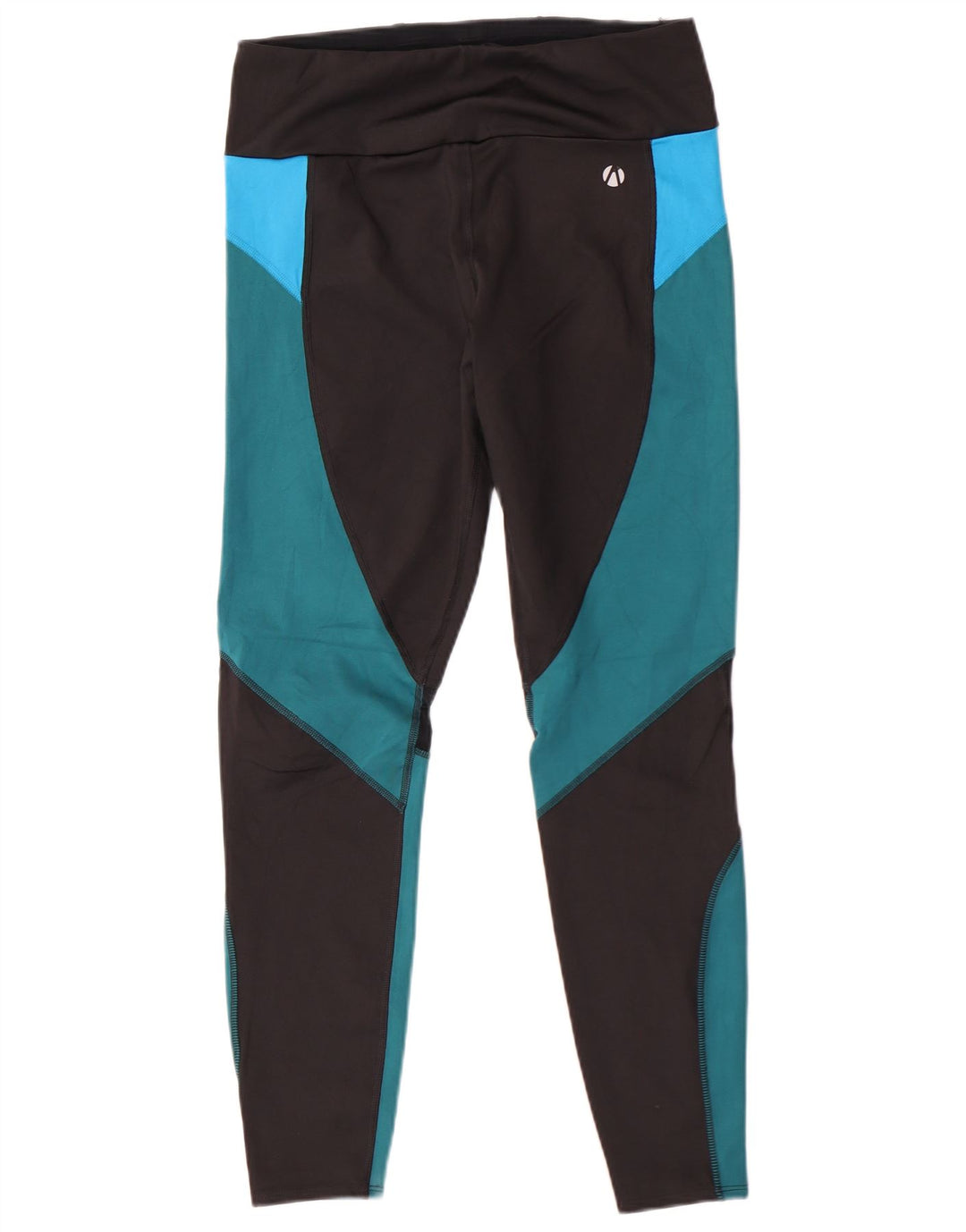 Marks & Spencer ženske tajice UK 14 Srednje crni poliester u boji