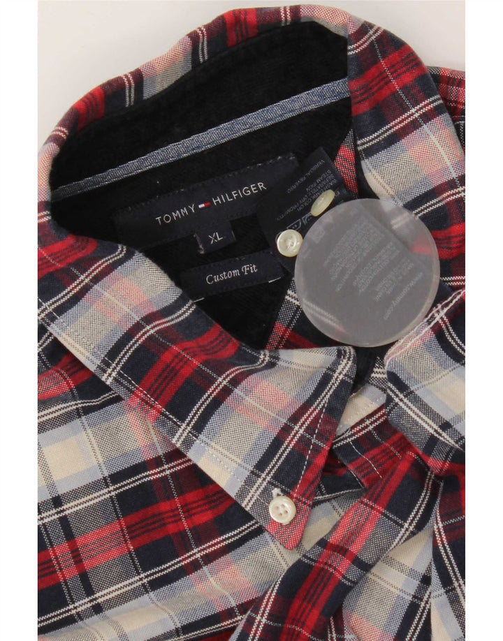 Tommy Hilfiger muška košulja prilagođenog kroja XL šareni karirani pamuk