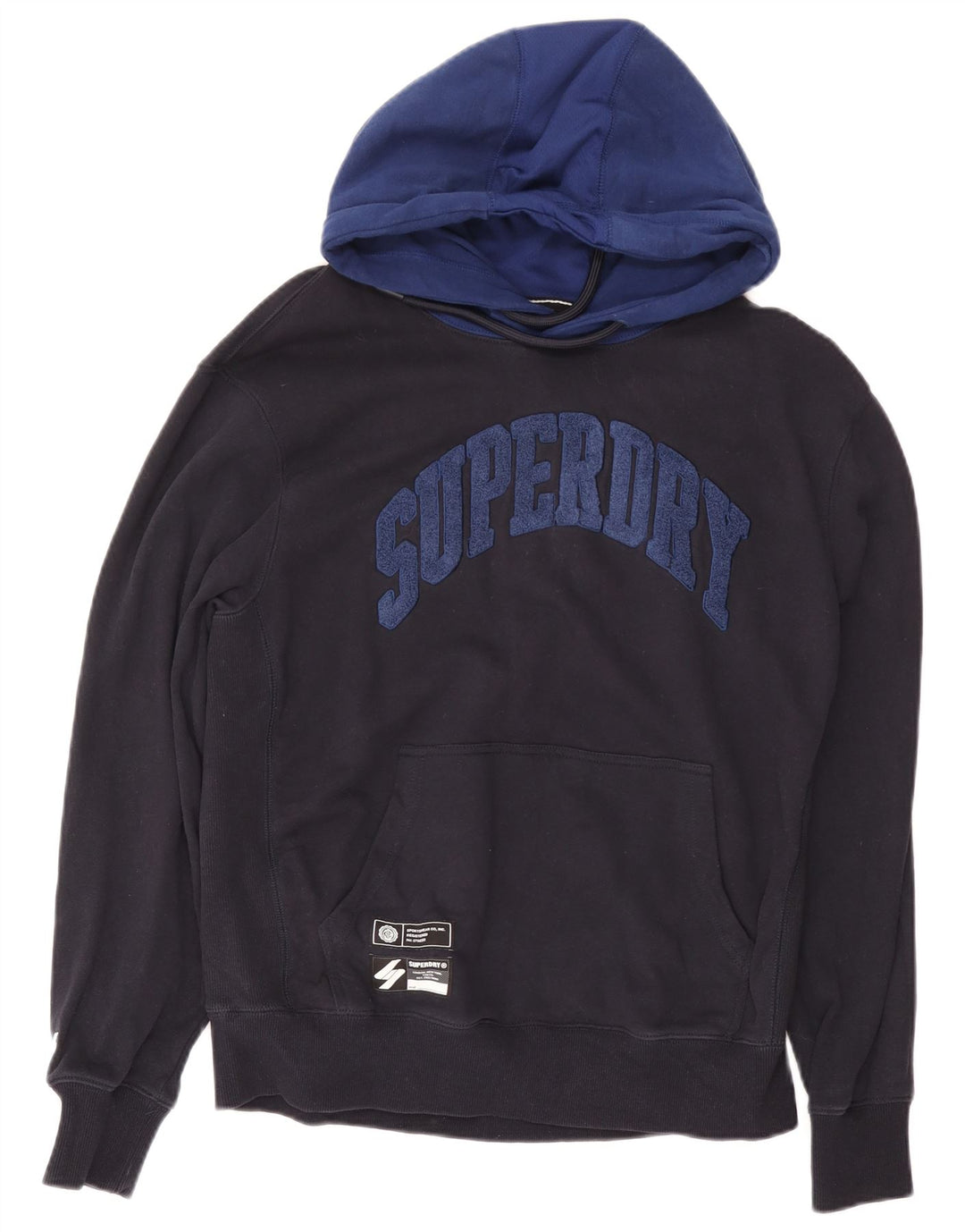 Superdry muška majica s kapuljačom XL tamnoplavi pamuk