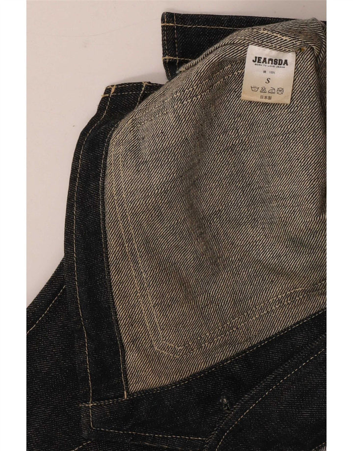 Vintage muški traper prsluk mali tamnoplavi