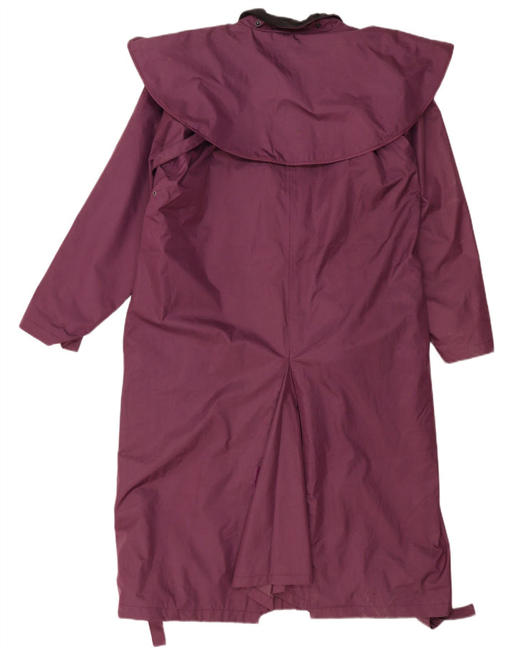 COUNTRY ESTATE Veliki ženski kaputić s ogrtačem UK 16 Veliki ljubičasti poliester