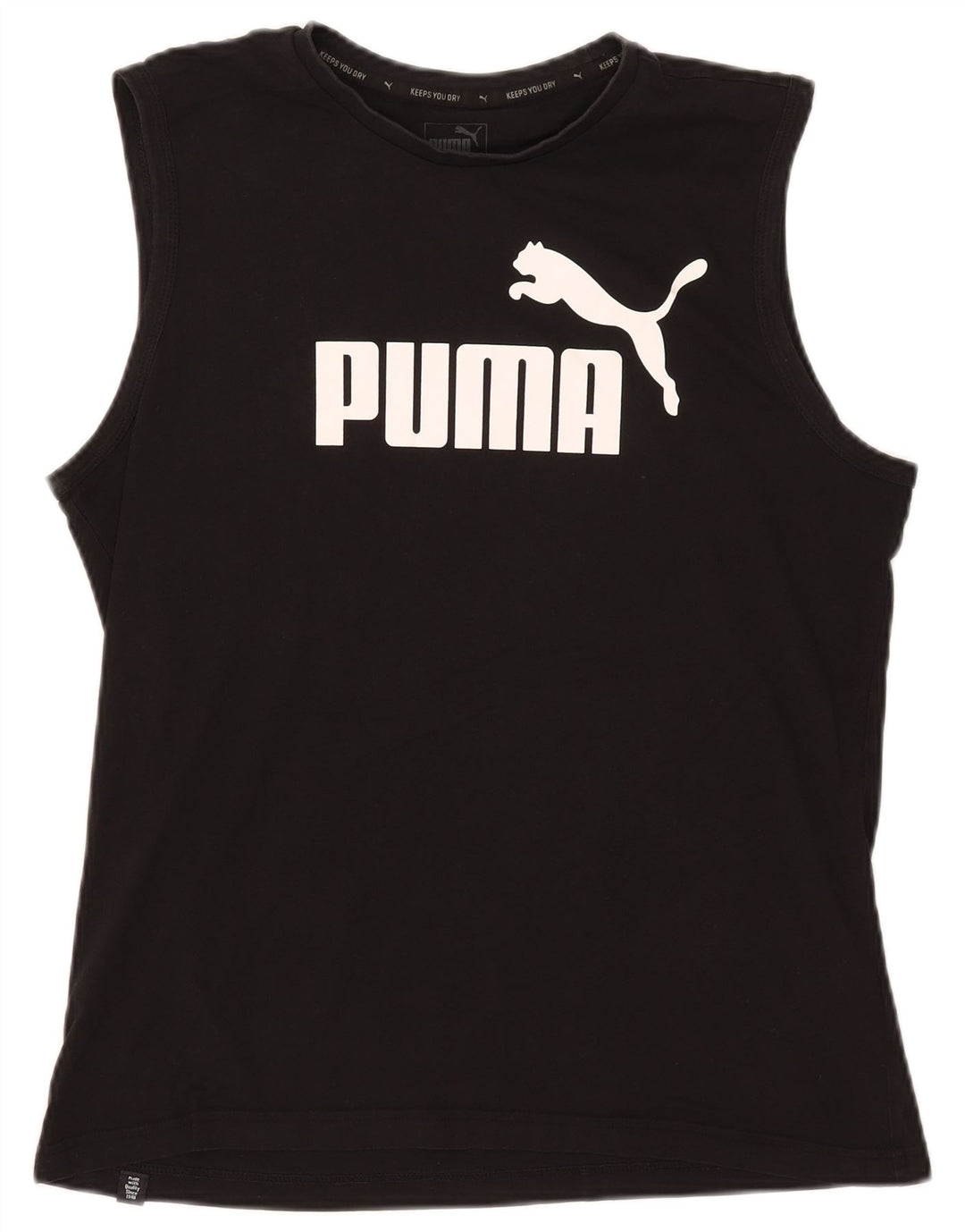 Puma muški grafički prsluk veliki crni pamuk