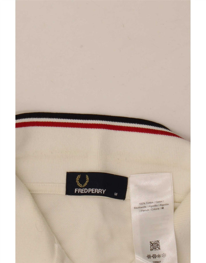 Fred Perry muška polo majica Srednje bijeli pamuk