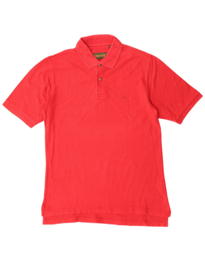 Timberland muška polo majica srednje crvene pamučne boje