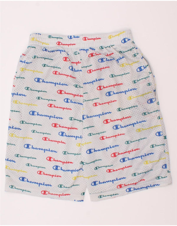 Champion Boys Graphic Sport Shorts 11-12 Years Veliki bijeli poliester