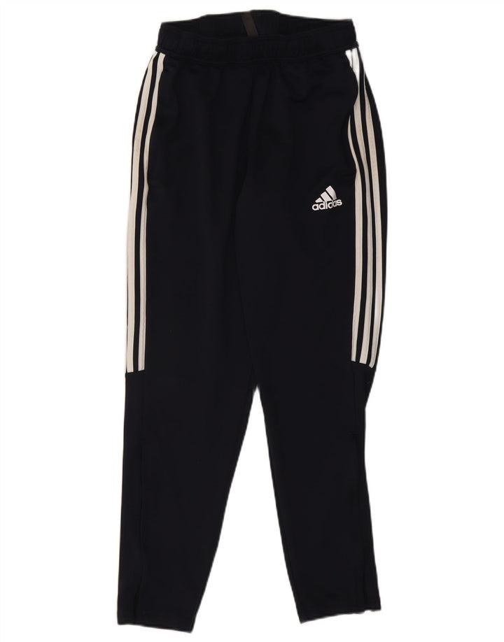 Adidas muške hlače od trenirke srednje tamnoplave pruge od poliestera
