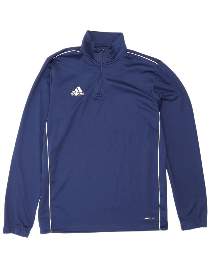 ADIDAS Muška trenirka Aeroready Zip Neck Top srednje tamnoplava
