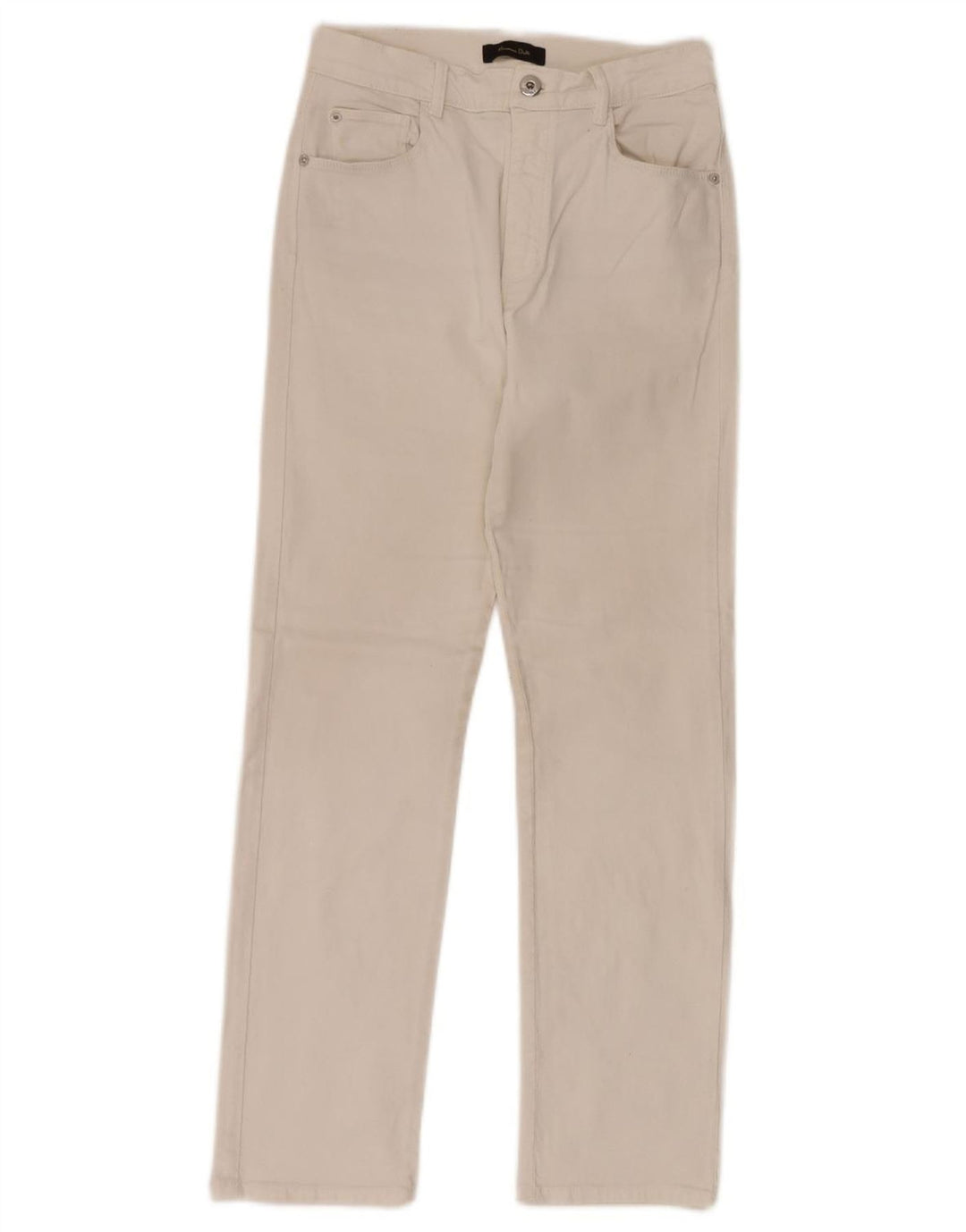 MASSIMO DUTTI Womens Straight Jeans EU 36 XS W26 L28 White